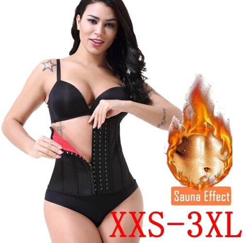 SURE YOU LIKE 13 Steel Bone Neoprene Latex Women High Waist Trainer Slimming Body Shaper Belt Fat Burning Ladys Sport Shapewear