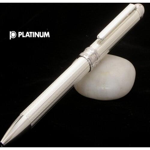 Multi-Function Automatic Pen Original Platinum Luxury 925 Silver Pencil Ballpoint Pen Red and Black Office for School 2020