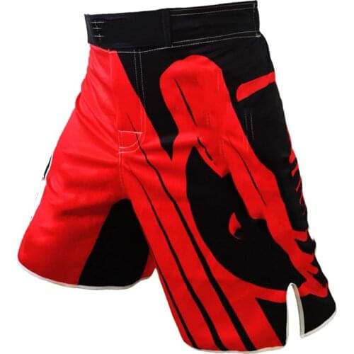 2019 New Mens Fight Boxing Fitness Breathable Quick Dry Pants Training Kickboxing Tiger Muay Thai MMA Shorts