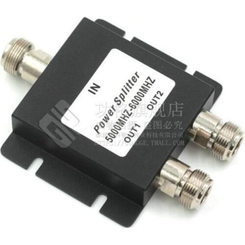 N Head One to Two Microstrip Power Divider 5000-6000M WIFI Power Two Power Distribution Combiner 5-6G