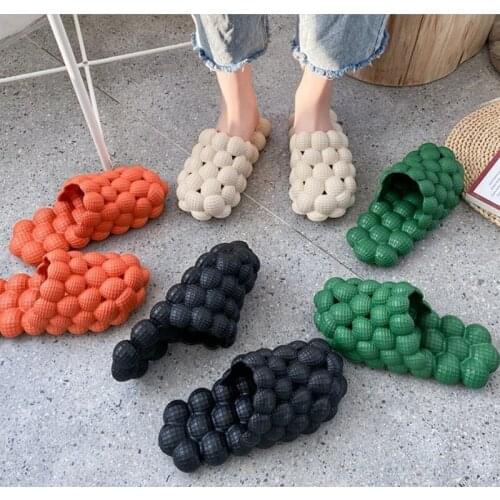 Ingenious Women Sandal Flat Ladies Characteristic Bubbles Casual Slides Summer Outdoor Beach Female Slippers Shower Shoes