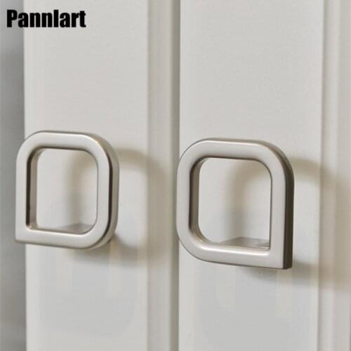 Pannlart 1 Pc Mini Square Handles Pearl Gray Sand Silver Cabinet Drawer Knobs Kitchen Cupboard Door Pulls Furniture Hardware