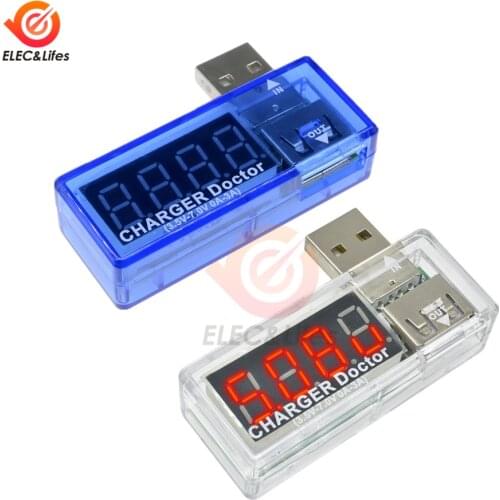 DC 3.5-7.0V 0-3A USB Current Voltage Tester Volt Current Voltage Doctor Charger Tester Meter Mobile Power Detector Battery Test