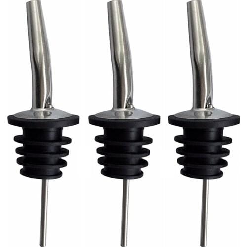 Red Spirit Pourer Flow Wine Bottle Pour Spout Stopper Stainless Steel Good sealing effect Cap red wine Stopper Dropship