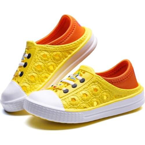 Toddler Girl Boy Sandals Unisex EVA Summer Children Sandals Cut Out Slip On Beach Comfortable Soft Anti-Slip Kids Hole Shoes