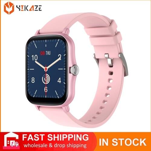 2021 Smart Watch Women Man Blood Pressure Monitor Heart Rate Fitness Tracker Watch Sport Smartwatch For Android IOS PK P8 Plus