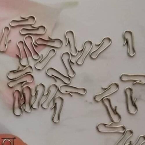 500pcs/lot 11mm Metal Stainless Steel Connector of Chrome metal Accessories Chandelier Lighting Hooks Curtain Metal Connectors