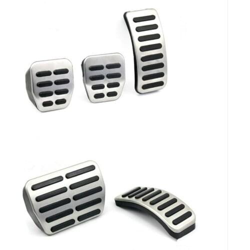 Stainless Steel Car Gas Brake Pedals For Audi TT Pedale VW SEAT Golf 3 4 Polo 9N3 For SKODA Octavia Ibiza Fabia A1 A2 A3 GTI