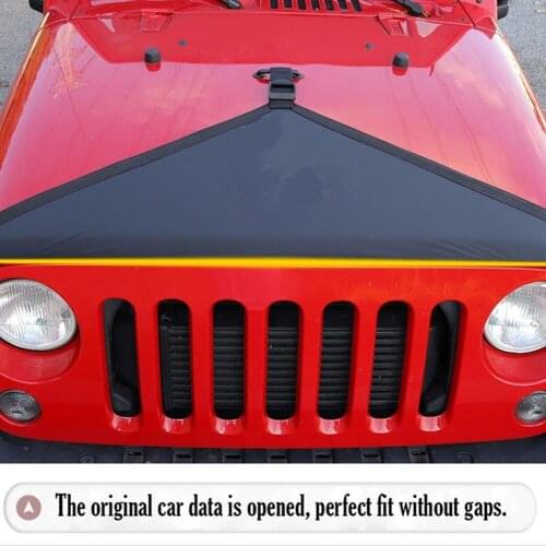 1Pcs Canvas Engine Hood For Jeep Wra ngler TJ 1997-2006 Engine Exterior Cover Protector Car Accessories