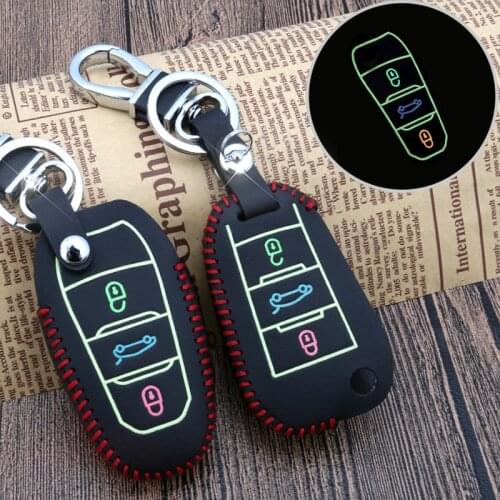 Car key cover protective cover auto parts modified car decoration suitable for Dongfeng Peugeot 408/308/4008/3008/5008/508/2008