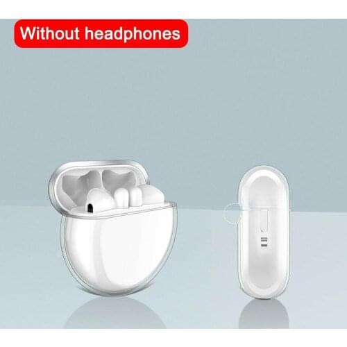 Huawei Freebuds 3 Case Earphone Shookproof Airbag Bumper Cover Clear Hook For Honor Flypods Freebuds 2 Pro Case