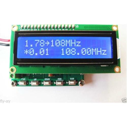 DDS FM 78~108MHz PLL Radio Pulse signal generator 100KHz