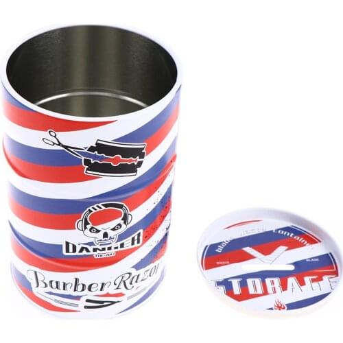 Blade Dispenser Box Razor Blade Disposal Case Barber Shop Storage Bank Container