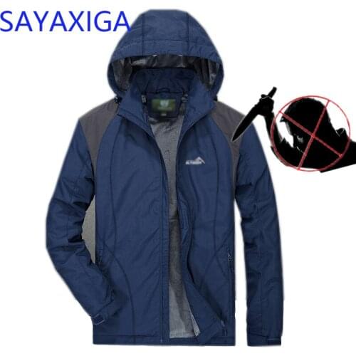 Self Defense Anti-cut blade Men Jacket Coat Knife slash resistant Stealth tops outdoor outfit family safety stab proof outwear4X