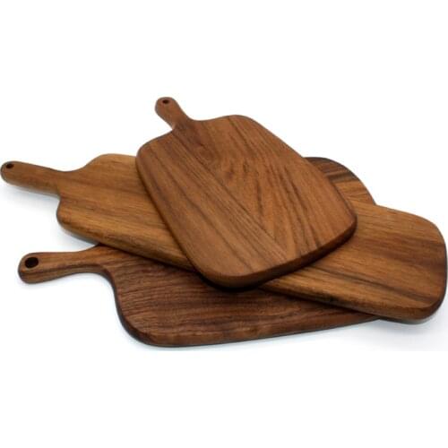 NHM 1 pcs Kitchen tool solid wood cutting board breadboard pizza board sushi board fruit plate