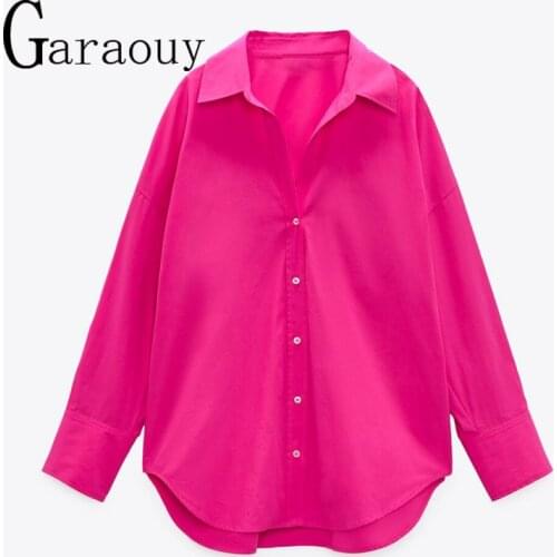 Женские белые рубашки Garaouy China At AliExpress