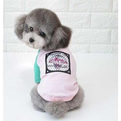 Cotton Chihuahua Summer Print Cool Tshirt Pet Dog Clothes for Small Dogs Clothing Puppy French Bulldog Pug Costume S-2XL