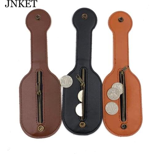 JNKET New Retro Mini Waist Hanging Wallet PU Leather Clutch Wallet Billfold Mens Wallet Coins Purse Notecase