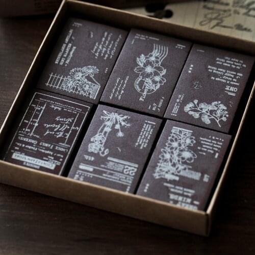 Flowers Notes Butterfly Decor Stamp Set Collage Sponge Clear Stamp for Scrapbooking Album DIY Craft Decoration Rubber Stamp