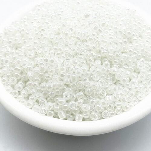 New 15g/lot 2--4mm Cream Beads Charm Czech Glass Seed Beads DIY Bracelet Necklace Beads for Jewelry Making # 01