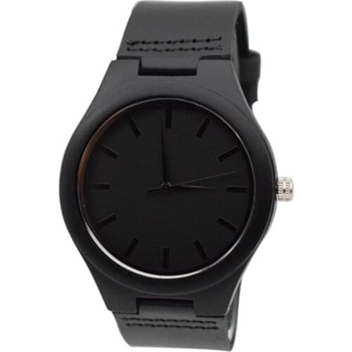 2018 Newest Black Wooden Watch For Men and Women Fashion Gifts For Chrismas Handmade Arts Wristwatch