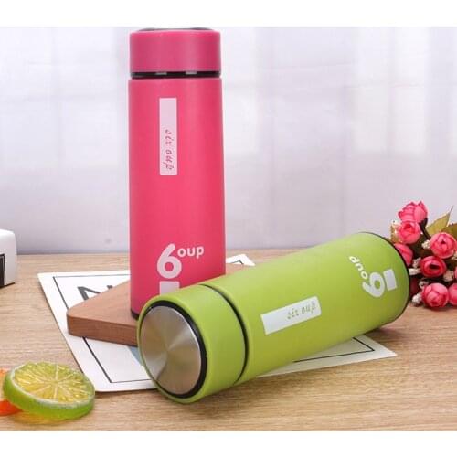 OAPE 350ml 12oz Insulation Double Layer Travel Leak Proof Business Glass Water Cup Color Creative Plastic Shell Water Bottle