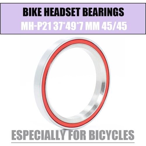 Bike Headset Bearings MH-P21 37*49*7 mm 45/45 2PCS ACB Road MTB Angular Contact Bicycle Bearing ACB3749
