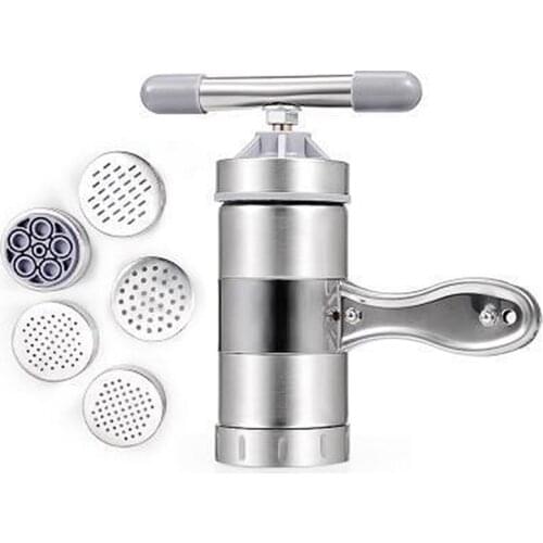 Manual Stainless Steel Noodle Maker Press Pasta Machine Crank Cutter Fruits Juicer Cookware Making Spaghetti Tools