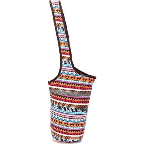 Yoga Mat Bag Wear Resistant Foldable Reusable Yoga Mat Bag Carrier with Deep Pocket for Body Building Yoga