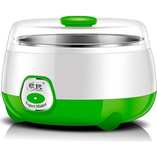 Sunshinelife diy smart timer home yogurt machine 1L 100-230-240V household rice wine maker auto Fermentation sour milk Yogurt