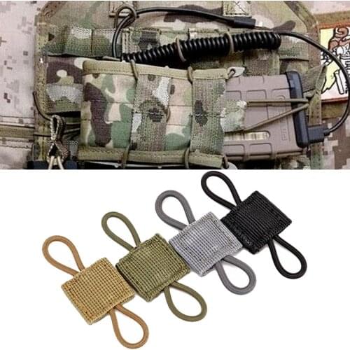 Tactical Molle Buckle Outdoor Military Backpack Elastic Ribbon Hooks Nylon Hunting Climbing Accessories Rope Webbing Buckle