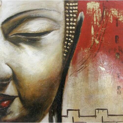 TOP ART # Buddhism the Buddha OIL painting on CANVAS