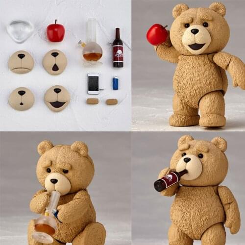 Boxed Teddy Bear Figure Movie TED 2 Ted Action Figure Collectable Model Toy 10cm