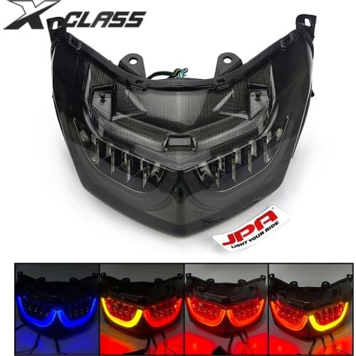 Motorcycle Tail Light LED Turn Signal Brake Lamp Flowing Warning Stop Indicator Accessories for YAMAHA NMAX 125 155 2013-2019