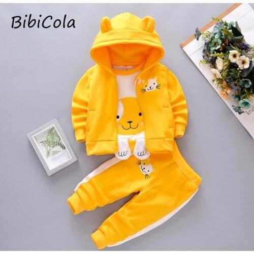 Newborn baby girls clothing sets 3 pcs spring autumn infants clothes set flower coat+t-shirt+pants 3pcs toddlers baby clothes