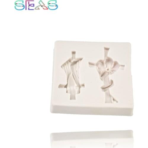 3D Cross Silicone Mold Frame Cake Border Fondant Cake Decorating Cookie Baking Christmas Candy Chocolate Gumpaste Moulds