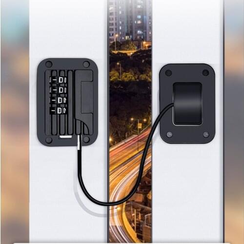 4-Wheel Code Lock Child Safety Lock Baby Protection-Children From Being Hurt Window Lock Door Cabinet Limiter Drawer Lock
