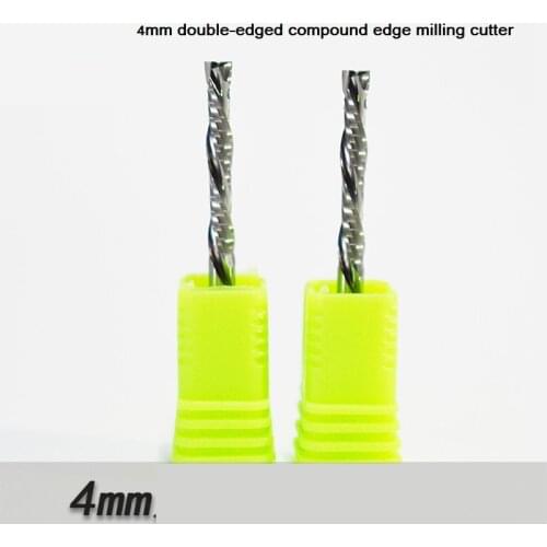 4mm double-edged compound edge milling cutter particle board, veneer board, woodworking solid wood special compound engraving ma