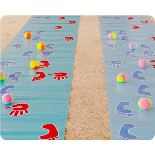 40JC Hands and Feet Game Pad Team Expand Props Outdoor Training Group Building Fun Game Pads Children Kids Games Toy Mat
