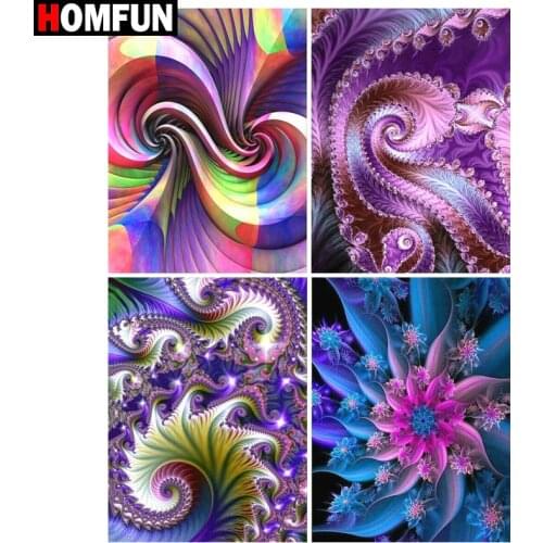 HOMFUN Diamond Painting Full Square/Round Diamond "Mandala" Pattern Embroidery Cross Stitch 5D Rhinestone Painting