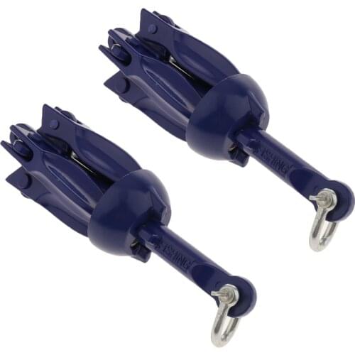 2-Set Aluminum Folding Anchor System Canoe Kayak Raft Sailboat Fishingboat Jet Ski