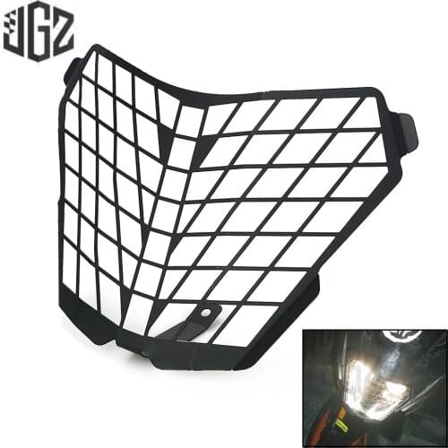 Motorcycle Aluminum Front Headlight Guard Grille Protector Lamp Cover Accessories for KTM RC 125 200 390 2013 2014 2015 2016