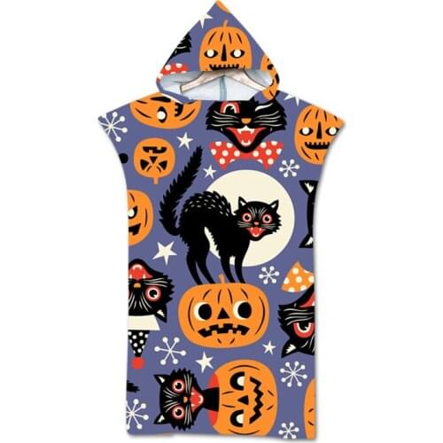 Bath Beach Towel with Hood Microfiber Hooded Robe Towel Poncho Swimming Beach Surfing Woman Bathrobe Beachwear