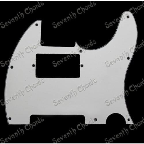 White 3-Ply Electric Guitar Double coil Pickup Monting Hole Pickguard Anti-Scratch Plate Pick guard