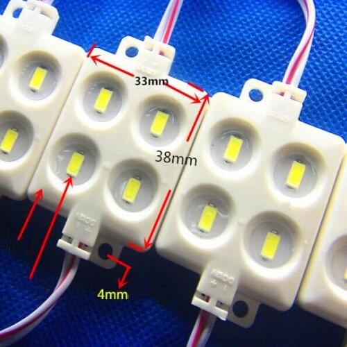 Free shipping LED module for channel letter and advertising led sign 4 LEDs SMD5730 waterproof