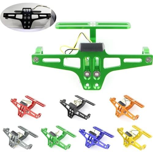 For Kawasaki Ninja 650 ER-6N/F Ninja ZX-6R ZX-7R Versys 650 1000 Z1000 Motorcycle License Plate Rear Tail Tidy Fender Eliminator