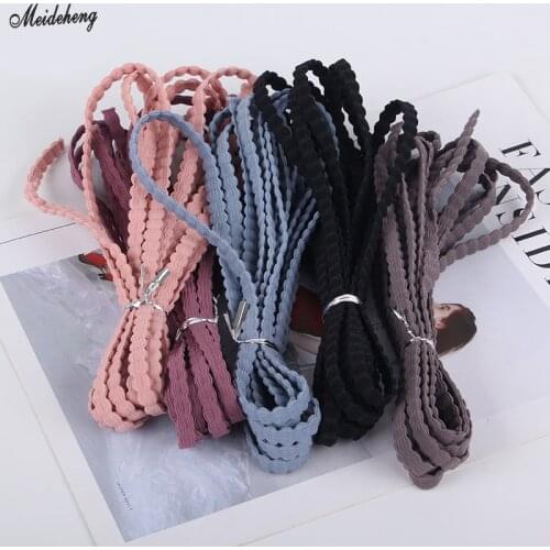 High Quality Elastic 6mm 3m Colorful Round Elastic Ribbon Round Band For Hairline Band Elastic Line DIY Sewing Accessory