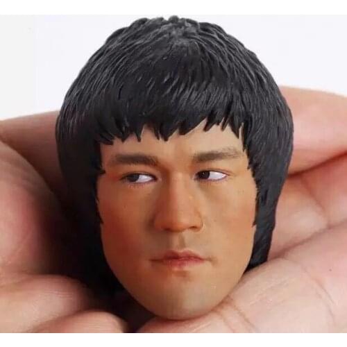 Custom Bruce Lee 1/6 Male Head Sculpt For 12" Phicen Figure Body Game of Death