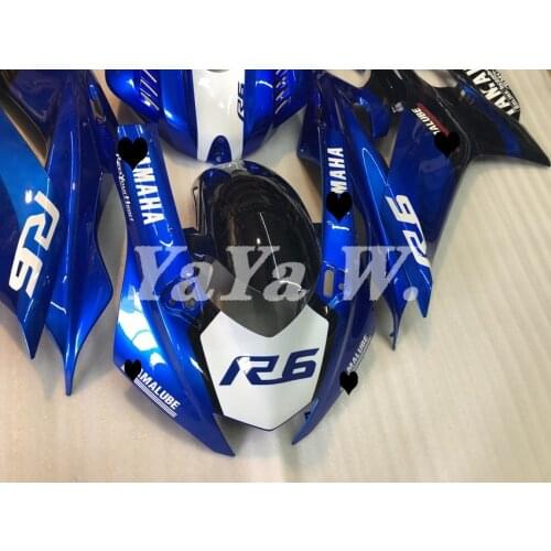 New ABS Fairings kit Fit for YAMAHA YZF-R6 2017 2018 2019 2020 R6 17 18 19 blue