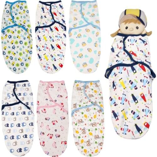 Newborn Baby Swaddle Wrap Parisarc 100% Cotton Soft Infant Newborn Baby Products Blanket & Swaddling Wrap Blanket Sleepsack